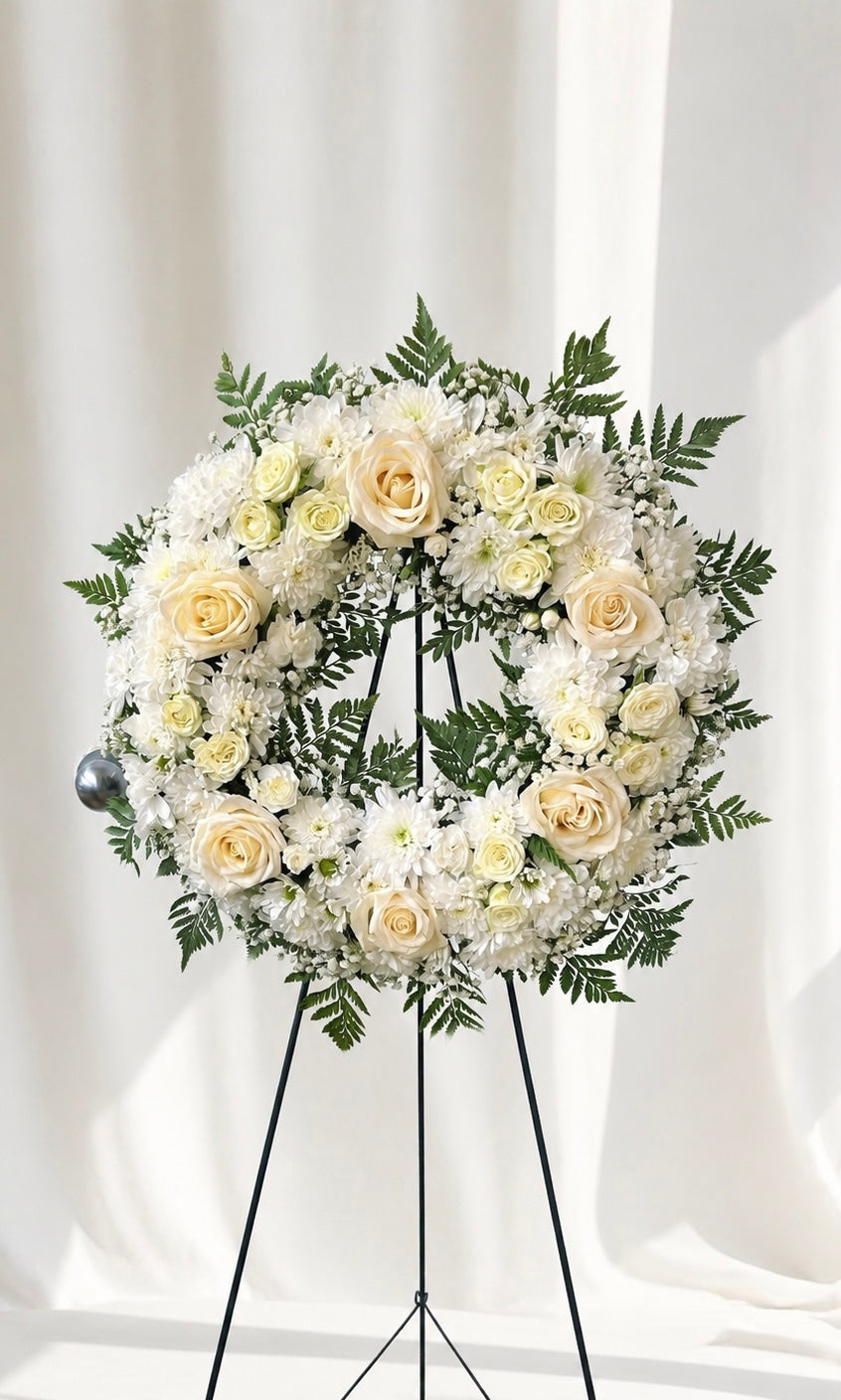 White Peace Wreath