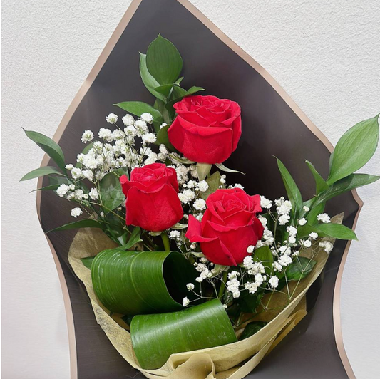 Enchanted 3 Roses Bouquet