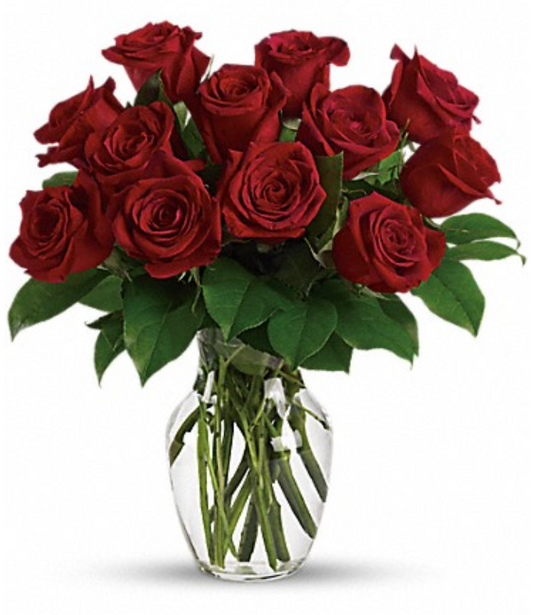 Enduring Passion - 12 Red Roses
