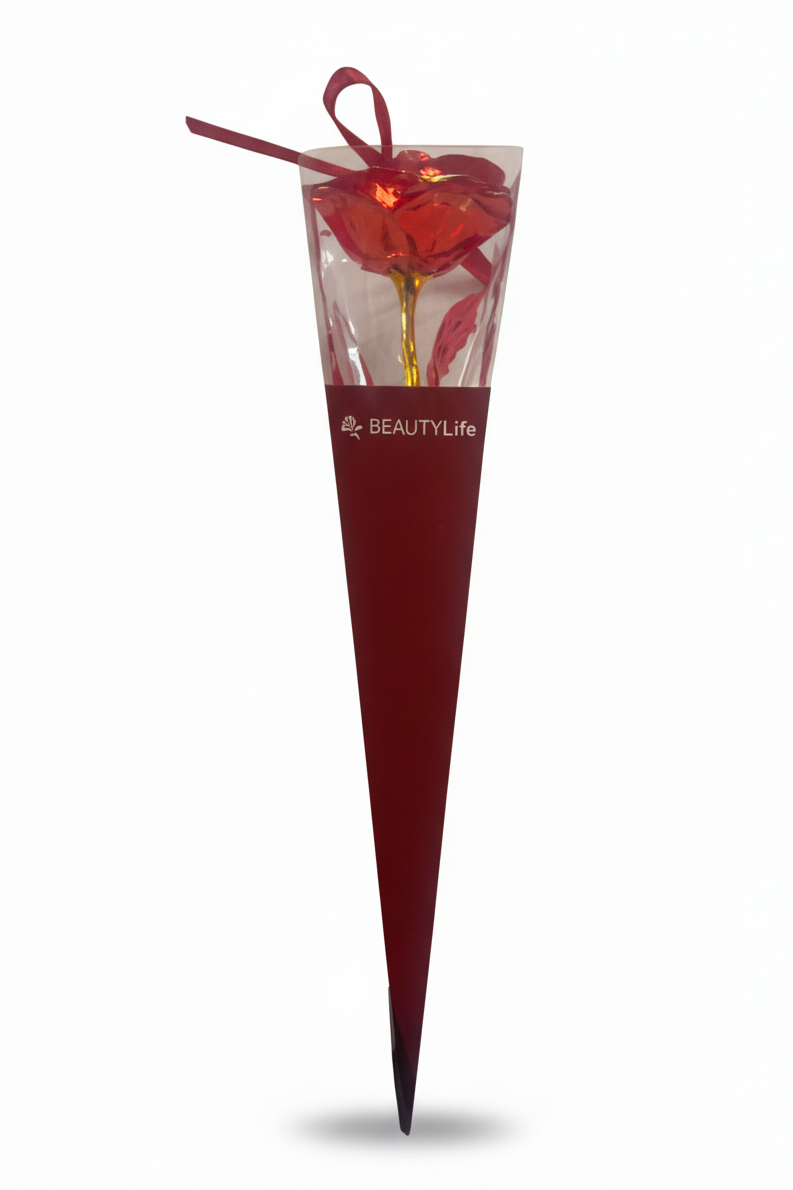 Crystal Rainbow Rose in Box