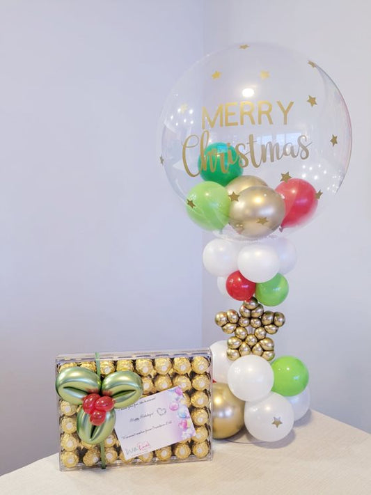 Xmas Holly Jolly Centerpiece