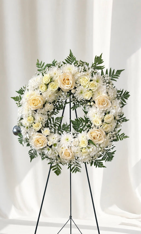 White Peace Wreath