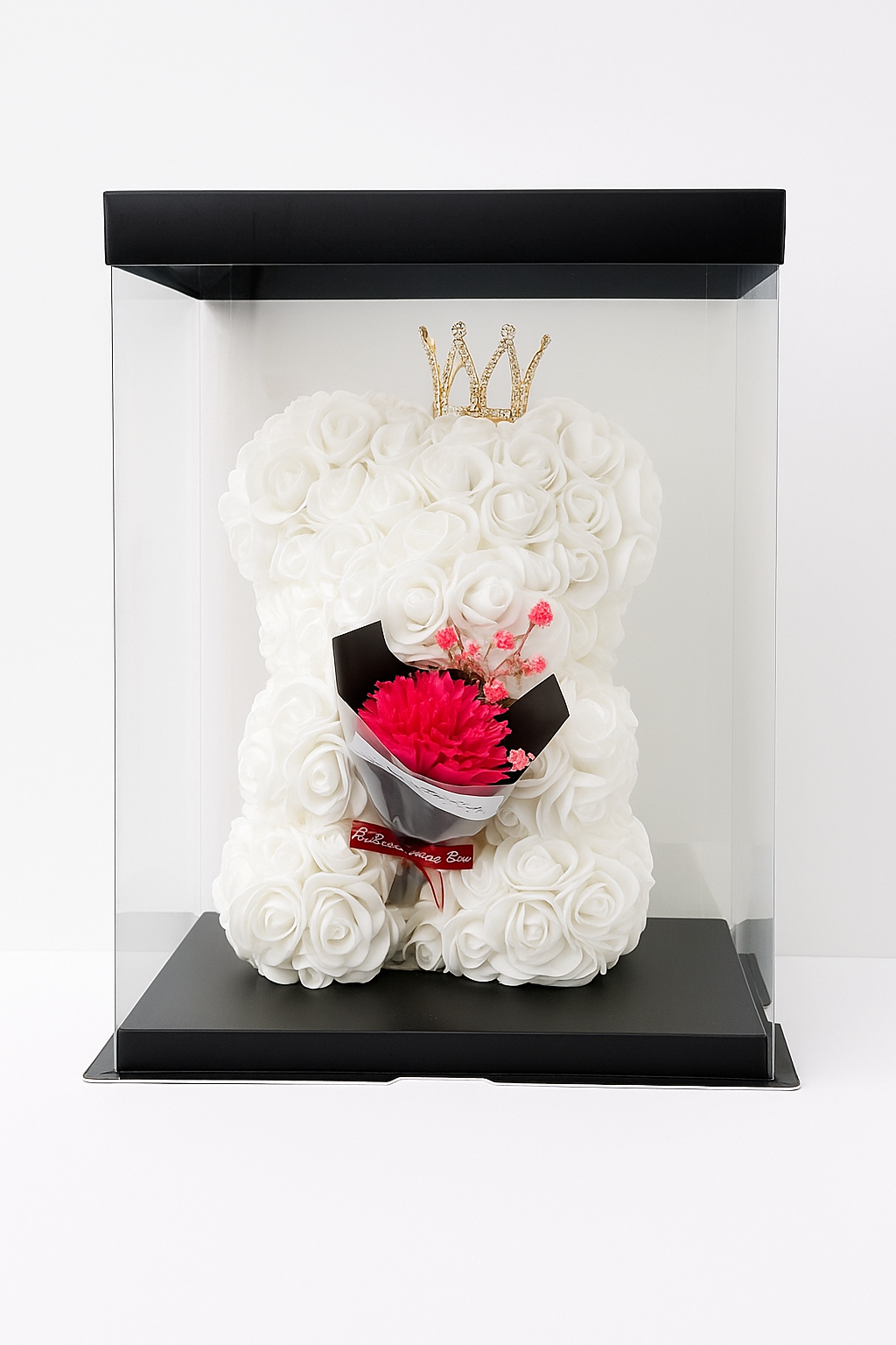 Rose Bear in a Box