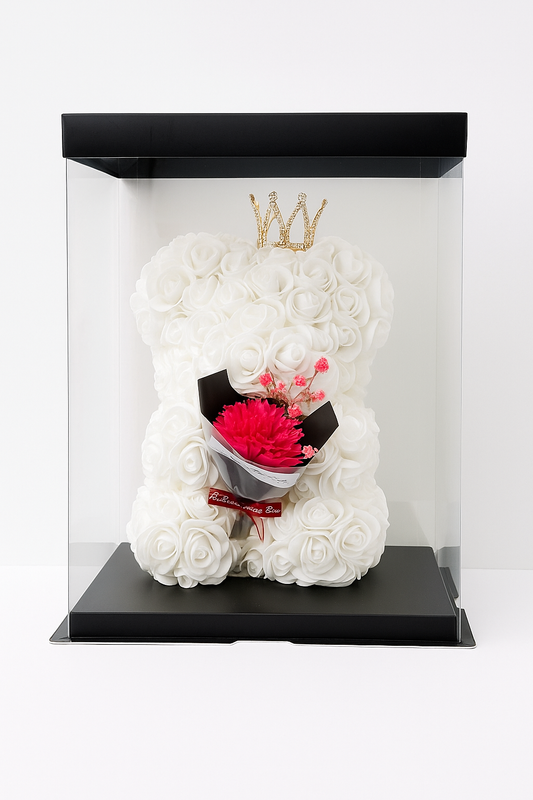 Rose Bear in a Box