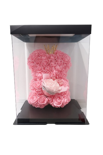 Rose Bear in a Box