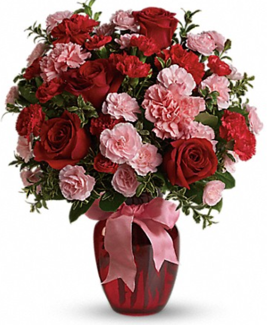 Dance With Me Bouquet with Red Roses