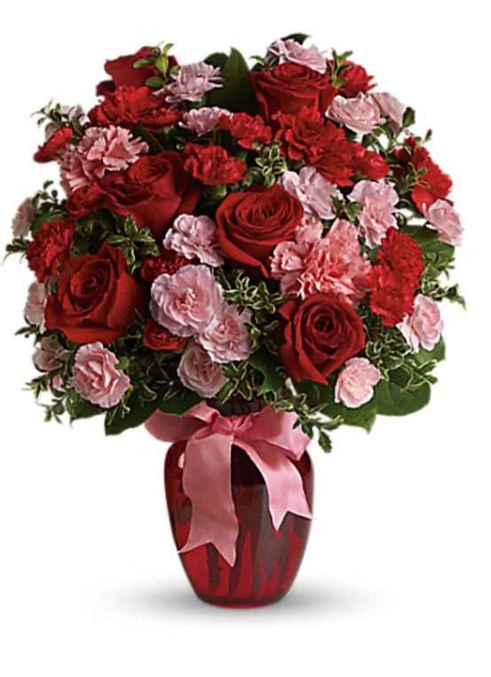 Dance With Me Bouquet with Red Roses